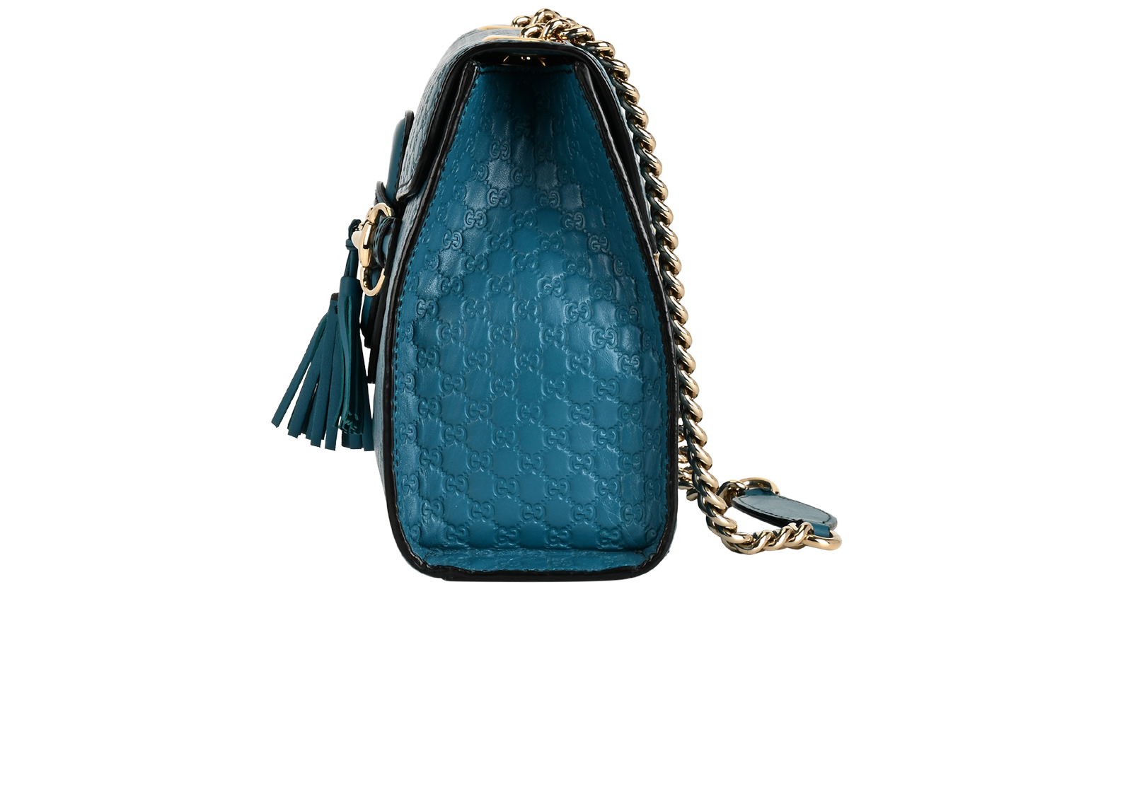 Medium Emily, &pound;650, Handbags, Blue, Leather, Bottom view